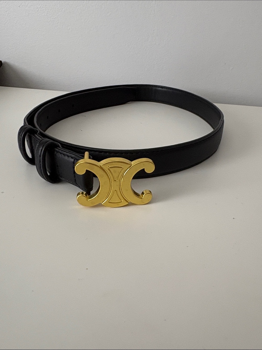Inspired C gold belt